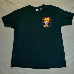 Sturgis Biker T Shirt 2021 81st Annual Clown Skulls Flames Size L